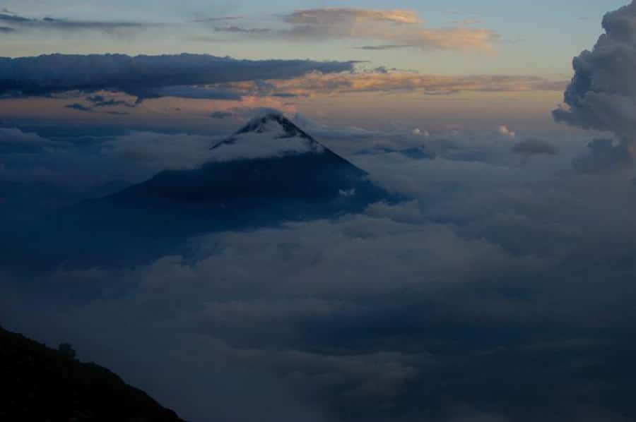 1 Day Acatenango Volcano Hike from Antigua - Hours three and four: forest, tree line, and volcanic scree