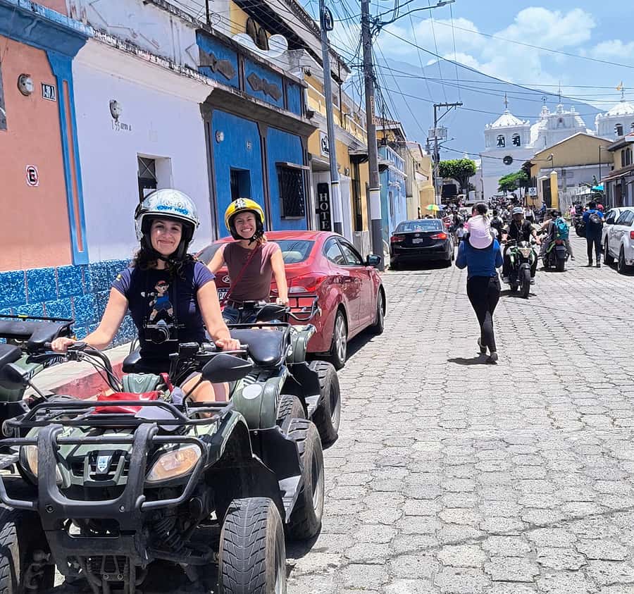 Antigua ATV cultural adventure - A local restaurant and Guatemalan food