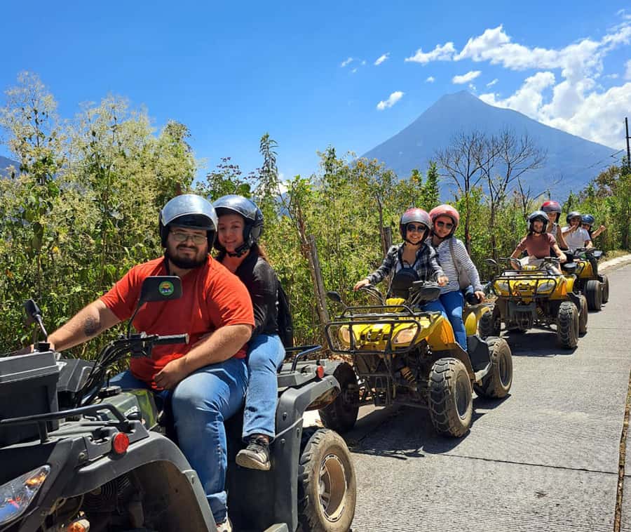 Antigua: ATV Mountain Tour with Hobbitenango Entry - El Cerro de la Cruz and the first big view