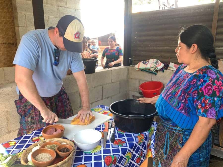 Antigua: Cooking Class with Local Family - The pedernal stone and the work behind the flavor