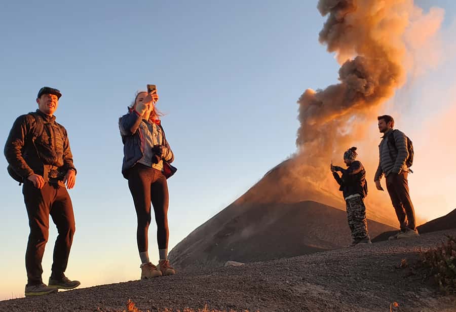 Antigua, Guatemala: Volcano Acatenango Overnight Hiking - The climb from La Soledad