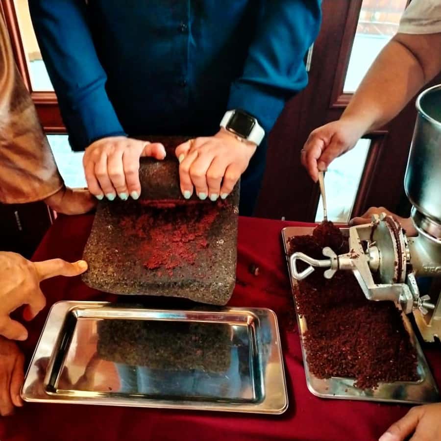 Chocolate workshop; gastronomic experience of cocoa. - Learning why cacao mattered to the Maya