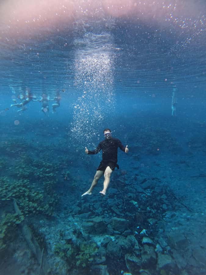 From Flores: Blue Crater All Inclusive - The 30-minute speedboat ride