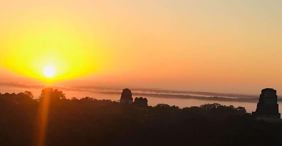 From Flores: Tikal Sunrise Archaeological Tour - The 3 a.m. pickup from Flores