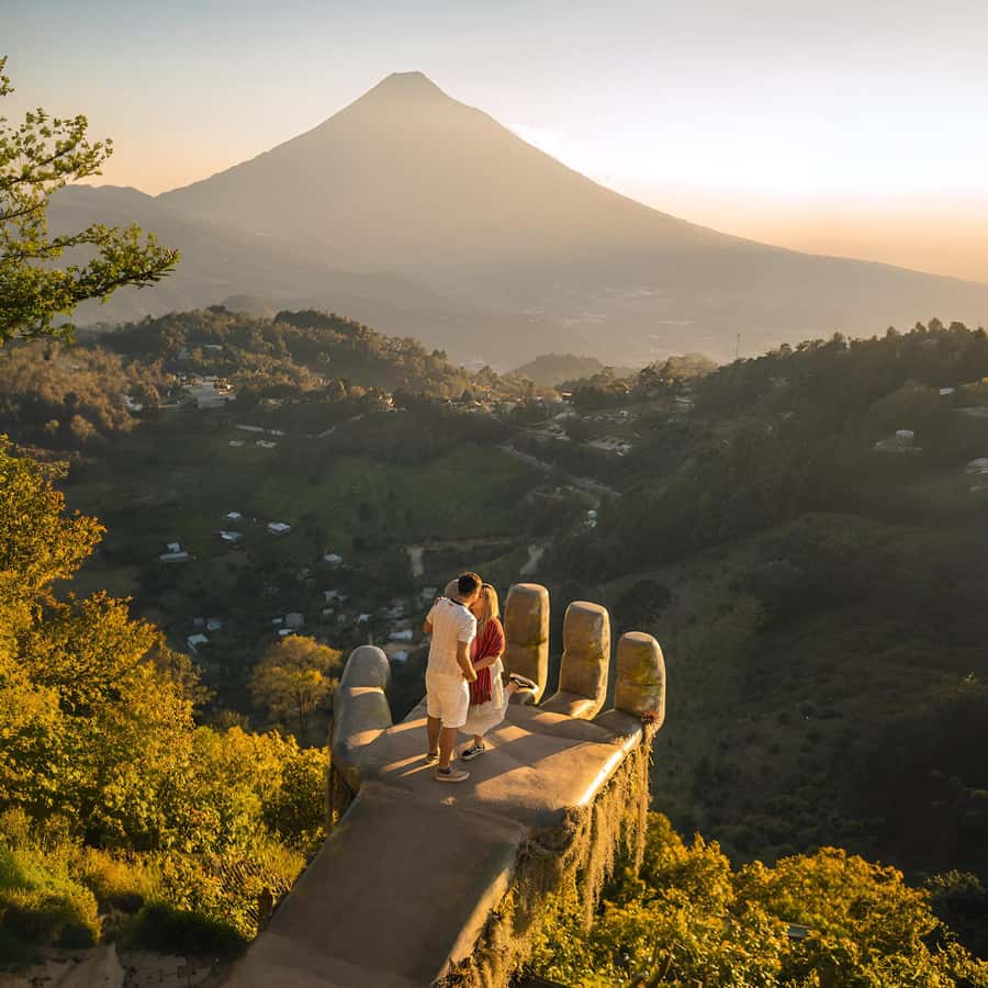 From Guatemala City Hobbitenango Day Tour - The route from Guatemala City to El Hato