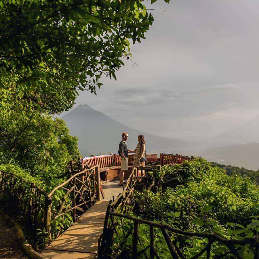 From Guatemala City Hobbitenango Day Tour - Volcano views of Agua, Fuego, and Acatenango
