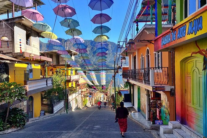 Full-Day Lake Atitlan and Magic towns From Antigua - The public boat ride across Lake Atitlán