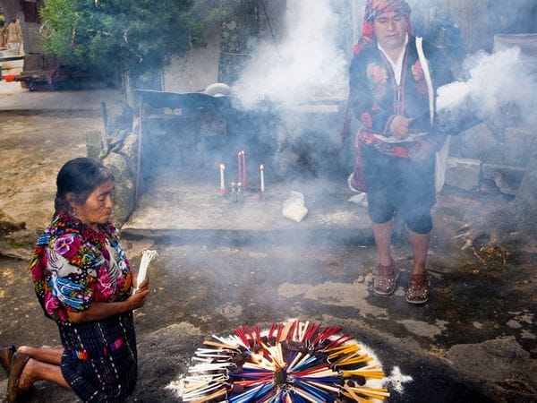 Lake Atitlan: Mayan Ceremony at the Sacred Caves - The waterfall, shrine, and church