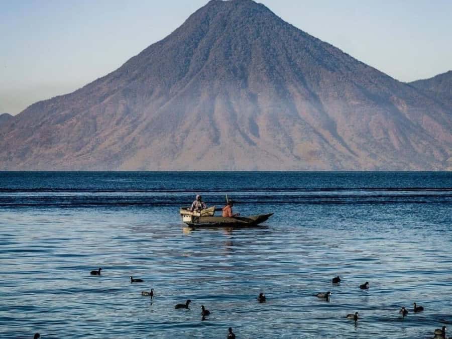 One-day tour from Antigua to Lake Atitlán - San Juan La Laguna and the Work of the Weavers