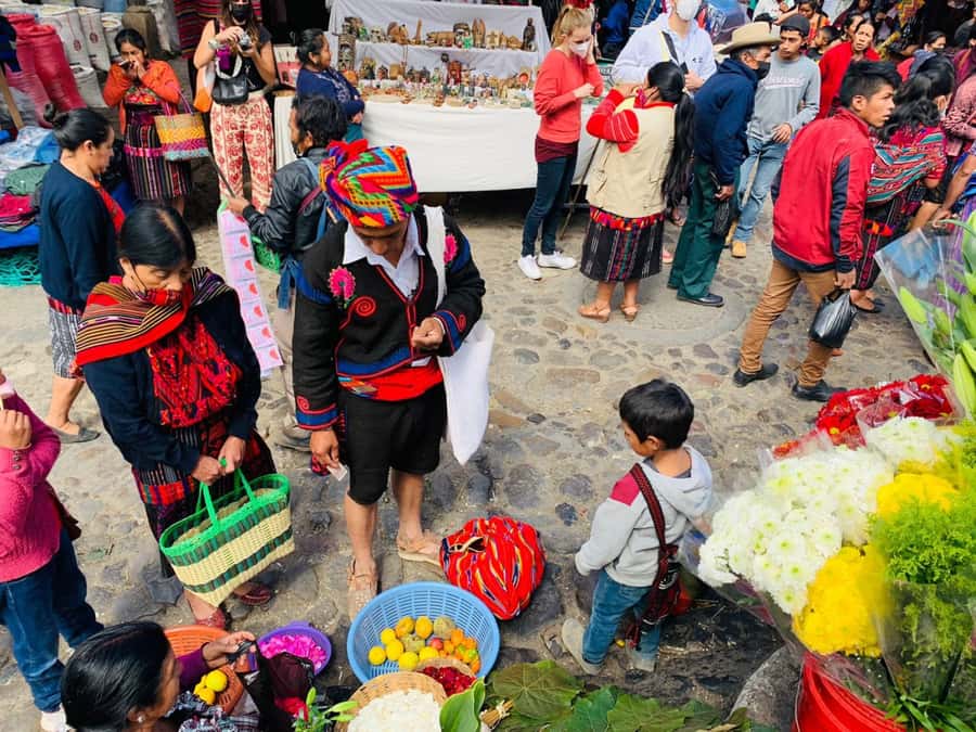 One-day visit to Chichicastenango from Antigua Guatemala - The mask factory and the work behind the display