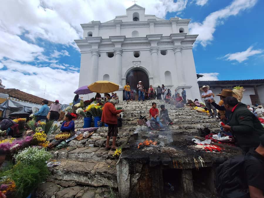 One-day visit to Chichicastenango from Antigua Guatemala - Entering Chichicastenango’s famous market