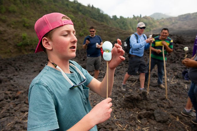 Pacaya Volcano Tour and Hot Springs from Antigua - The local guide makes the volcano section