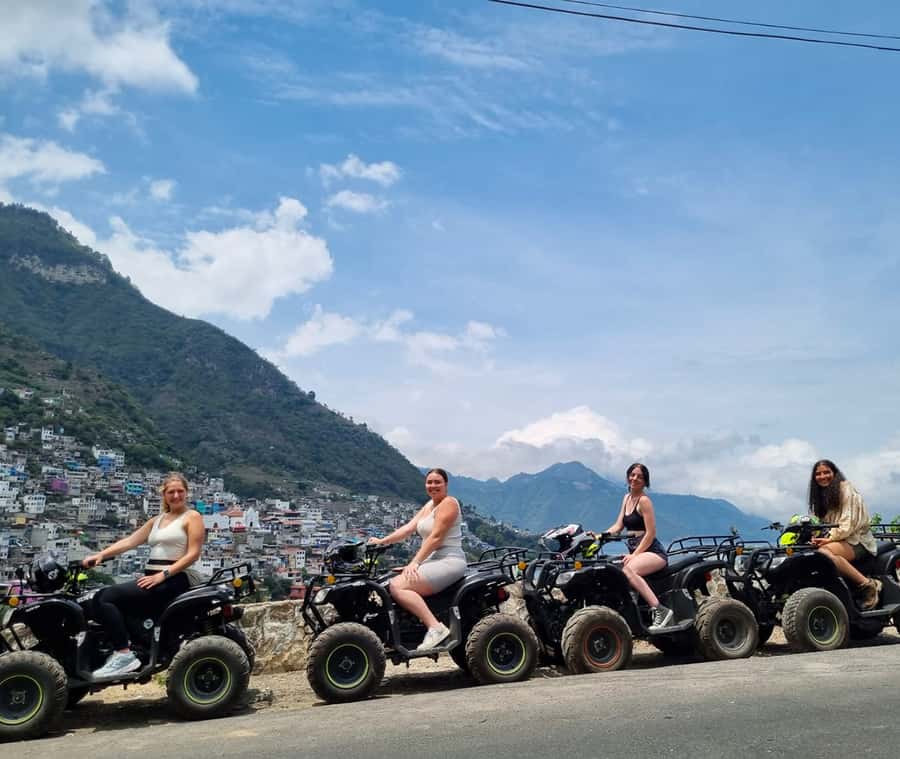 Panajachel: Lake Atitlan Villages ATV Tour - San Antonio Palopo: ceramics by the pier
