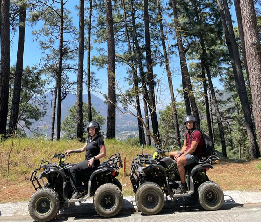 Sky high ATV adventure - Cerro de la Cruz and the first Antigua panorama