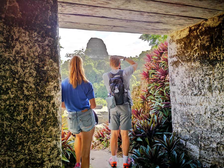 Tikal Sunrise, Archeological focus and Wildlife Spotting - The dark walk to Temple IV