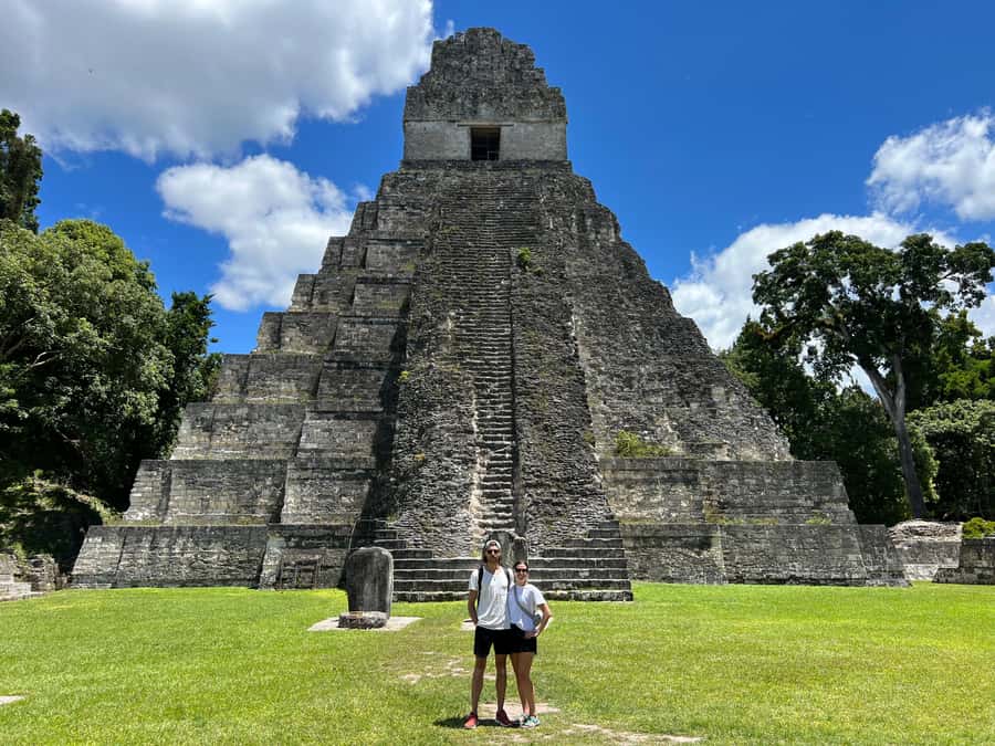 Tikal Sunset, Archeological focus and Wildlife Spotting - Temple V, Tikal’s unusual northern-facing pyramid