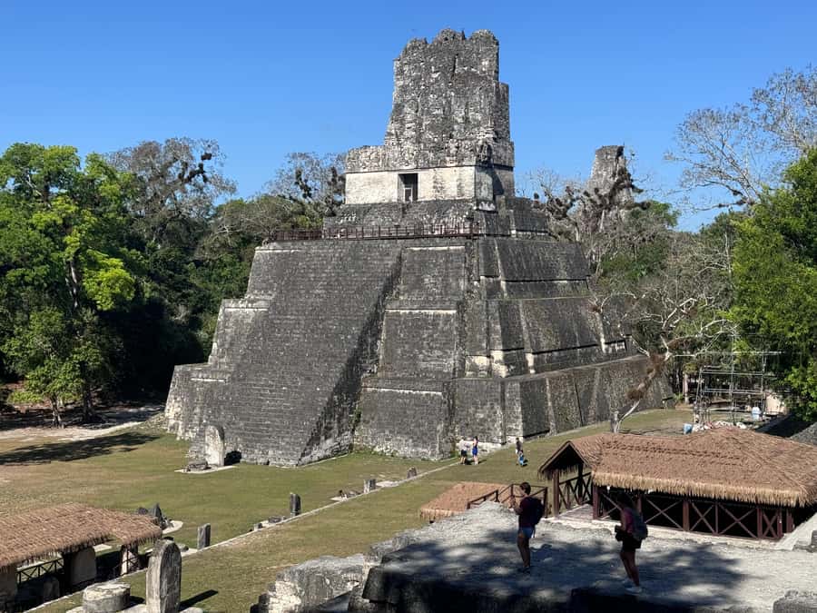 Tikal Sunset, Archeological focus and Wildlife Spotting - Lunch at Jaguar Inn before the main walk